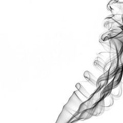 Abstract smoke on background with copy space