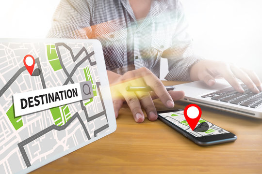 City Map DESTINATION Route Way Route Way Route  City Map Destina