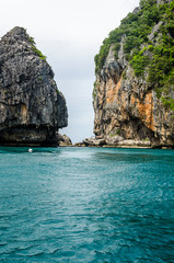 Thai islands and blue ocean