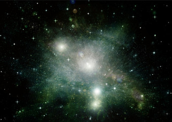 galaxy in a free space