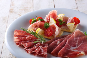 生ハム盛り合せ