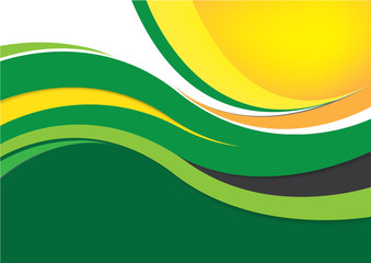 Green abstract background