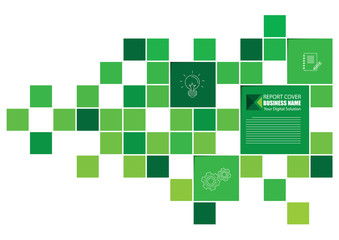 Brochure template cover design