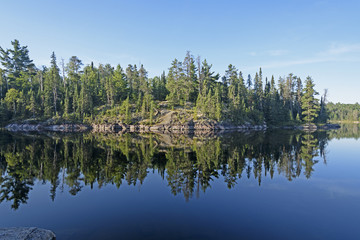 Morning Reflections in Canoe Country