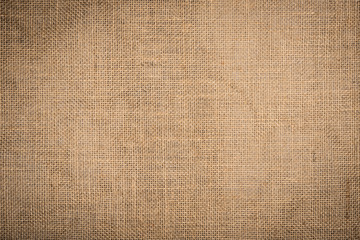 Rough brown hessian (burlap) cloth texture