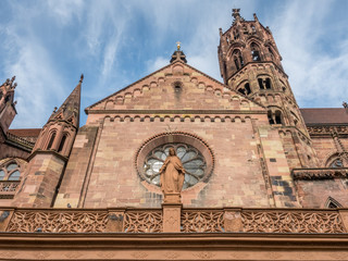 Corridor of Freiburg minster cathedral