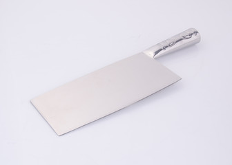 Kitchen Knife or stainless steel knife on background.