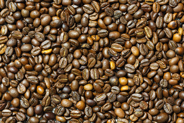 roasted coffee beans,  background