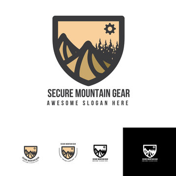 Secure Mountain Gear with the forest at the side