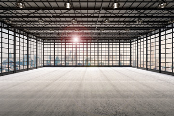 interior empty factory