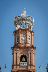 Tower of Our Lady of Guadalupe church - Puerto Vallarta, Jalisco, Mexico