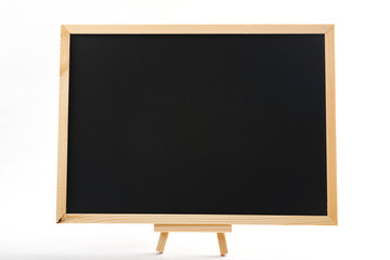 Blank blackboard isolated on white with copy space