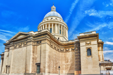 Fototapeta na wymiar French Mausoleum of Great People of France - the Pantheon in Par