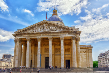 PARIS, FRANCE - JULY 08, 2016 : French Mausoleum of Great People