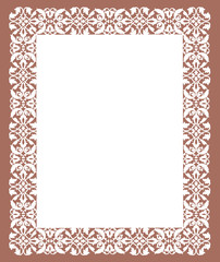 Template for greeting card
