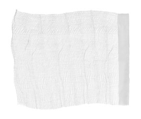 medical bandage on a white background