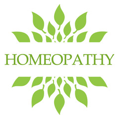 Homeopathy Leaves Green Circular 