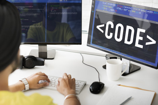 Code Encryption Accessibility Coding Programming Technology Conc