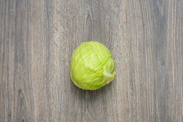 Cabbage on a table