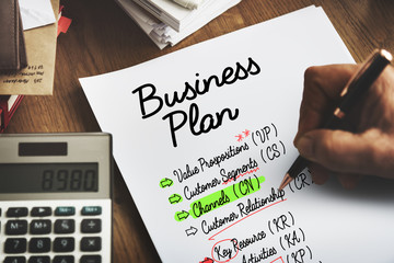 Business Ideas Plan Strategy Concept