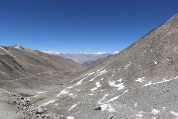 Himalaya mountains, India's Deadliest, very treacherous and adventurous roads, Kargil-Leh Highway passes through here.