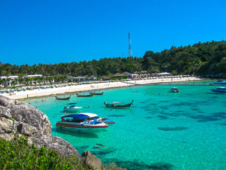 Beautiful beach on a tropical island Koh Racha Yai