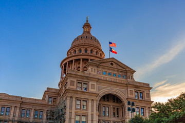 Fototapeta na wymiar Texas State Capitol building
