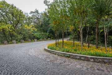 Fototapeta premium Wuxi Nianhuawan natural park in Jiangsu province,China.