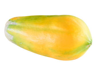 papaya isolated on a white background