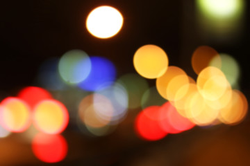 blurred colored highlights