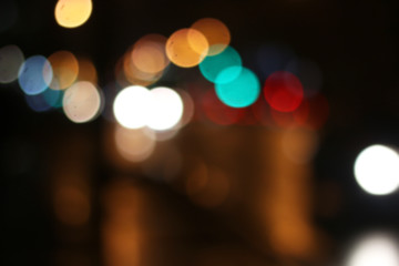 blurred colored highlights