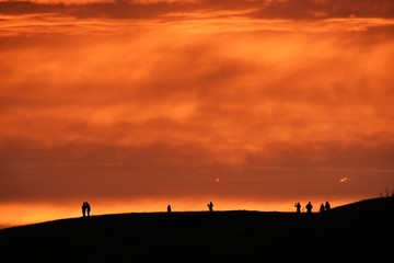 Sonnenuntergang am Mývatn