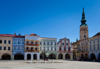 Fototapeta premium Beautiful architecture of Novy Jicin