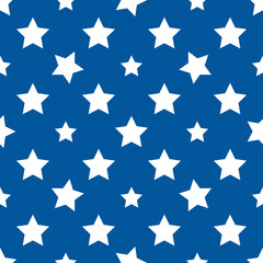 Seamless stars pattern. Abstract vector illustration.