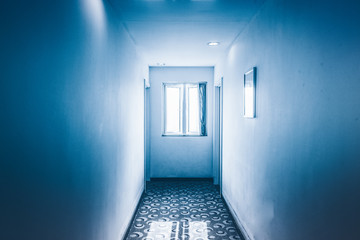 Empty Corridor Of modern building.