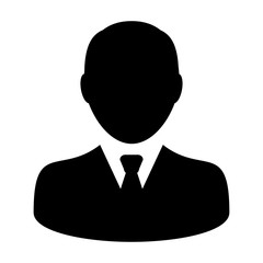 Human, Man, Person, Avatar, User Profile Vector Icon illustration