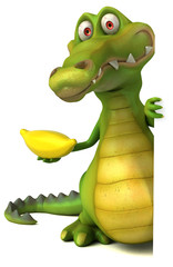 Fototapeta premium Fun crocodile
