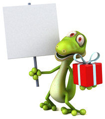 Fototapeta premium Fun lizard