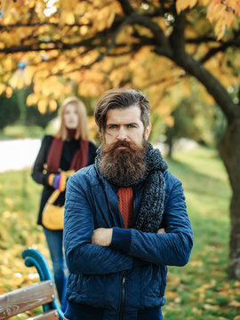 Man daiting with pretty girl