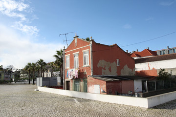 Lisbonne, îlot urbain dans la cours de Belém