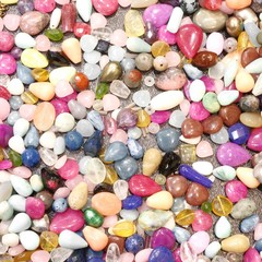 tough polished stones for necklaces and decorations