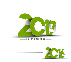 Happy new year 2017 - New Year Holiday design elements for holiday cards, for decorations Vector Illustration background