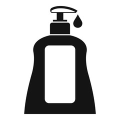 Body care lotion icon. Simple illustration of body care lotion vector icon for web design