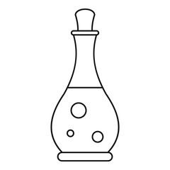 Massage oil icon. Outline illustration of massage oil vector icon for web design