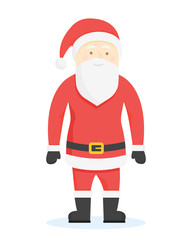 Santa Claus Cartoon Style Characters. Vector illustration