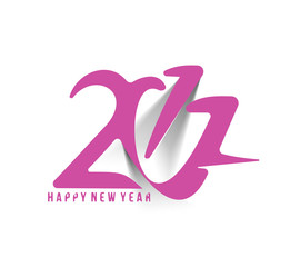 Happy new year 2017 - New Year Holiday design elements for holiday cards, for decorations Vector Illustration background