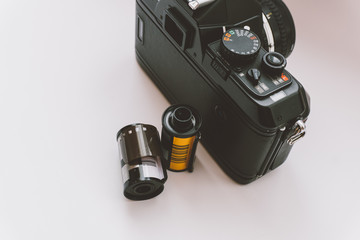 film camera with film