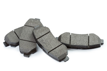 brake pads isolated on white