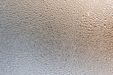 misted glass with drops water background