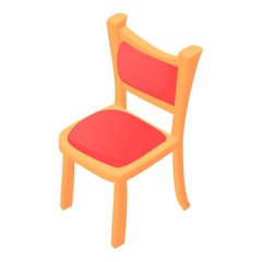 Chair icon. Cartoon illustration of chair vector icon for web